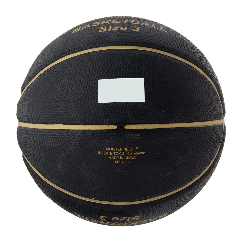 MIKASA Size 3 Juniors and Basketball, (for Kids), Rubber, Black/Gold, B3JMR-BKGL