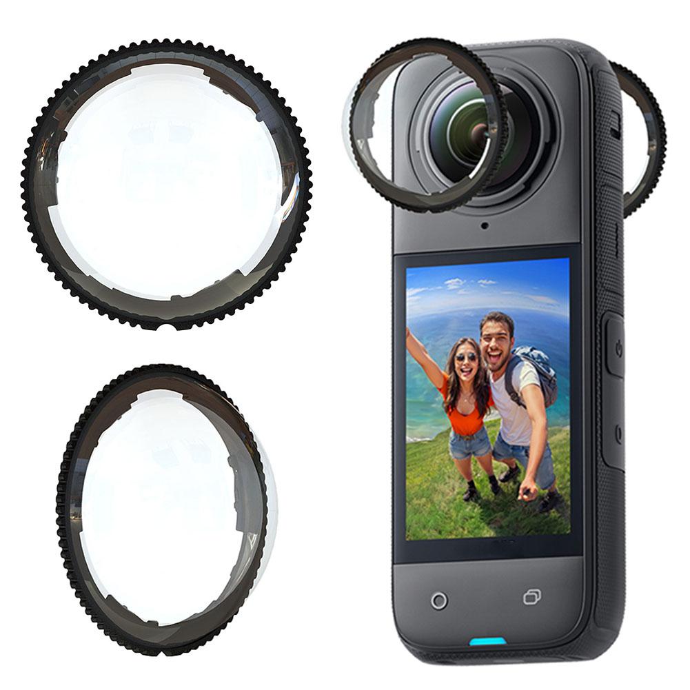 X5 Lens Guards - Compatible With Insta360 X5 - Premium Lens Glass Protector - Cover A6Z5