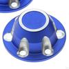 Aluminum Alloy RC Anti-Loose Rim Locking Nuts Replacement for SCX6 JLU 1/6 DIY Model Car Truck Hobby