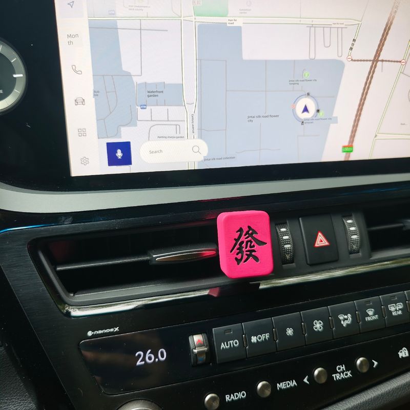 

New Style Luxury Car Air Freshener for Air Vent Decoration, Fragrance Perfume, Air Conditioning Diffuser Stone with a High-End Creative Design Black Rose Hair