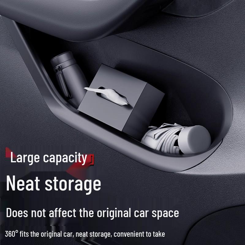 Tesla Model 3/Y Refreshed Door Slot Full Coverage Storage Box & Mat Accessories
