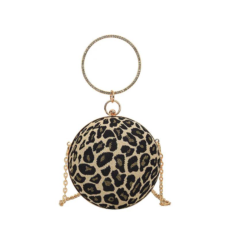 

Fashion Printing Women Shoulder Bag Chains female Crossbody Bag Small Kiss Lock ladies Handbag and purse Leopard print phone bag