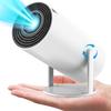 EGOBAS Compact Projector for Home Use Android Auto Keystone 5G Outdoor Home 1080 FHD 4K Ceiling HiFi Zoom Compatible with TV and Android USB-C [180°