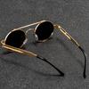 Vintage Steampunk Sunglasses UV400 Protection Round Metal Frame Punk Style Shades for Men Women