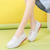 Fashion Women Wedges Platform Ladies Shoes Casual White Soft Nurse Work Shoes Hollow Out Breathable Comfort Flat Sneakers Shoes
