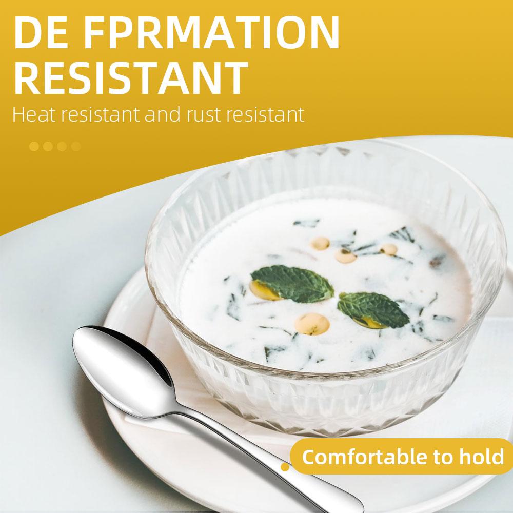 60Pcs Dinnerware Set Cutlery Set Stainless Steel Flatware Cake Fruit Fork Tea Spoon Kitchen Knife Fork Spoon Tableware Set