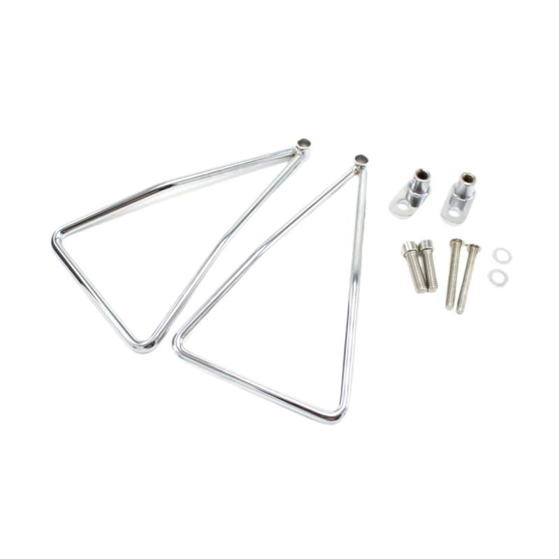 Saddlebag Support Bracket Motorcycle Modification Metal Protection Bracket Easy To Install Swing Arm Pocket Side Pocket Holder