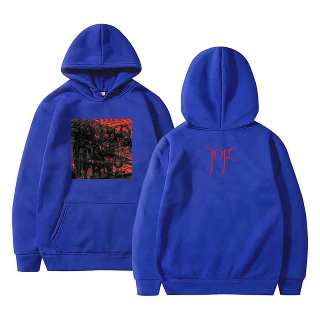 Zpěvák Joji Pixelated Kisses Album Grafická Mikina s Kapucí Pánská Dámská Ležérní Vintage Mikina s Kapucí Pánská Hip Hop Rock Punk Mikina