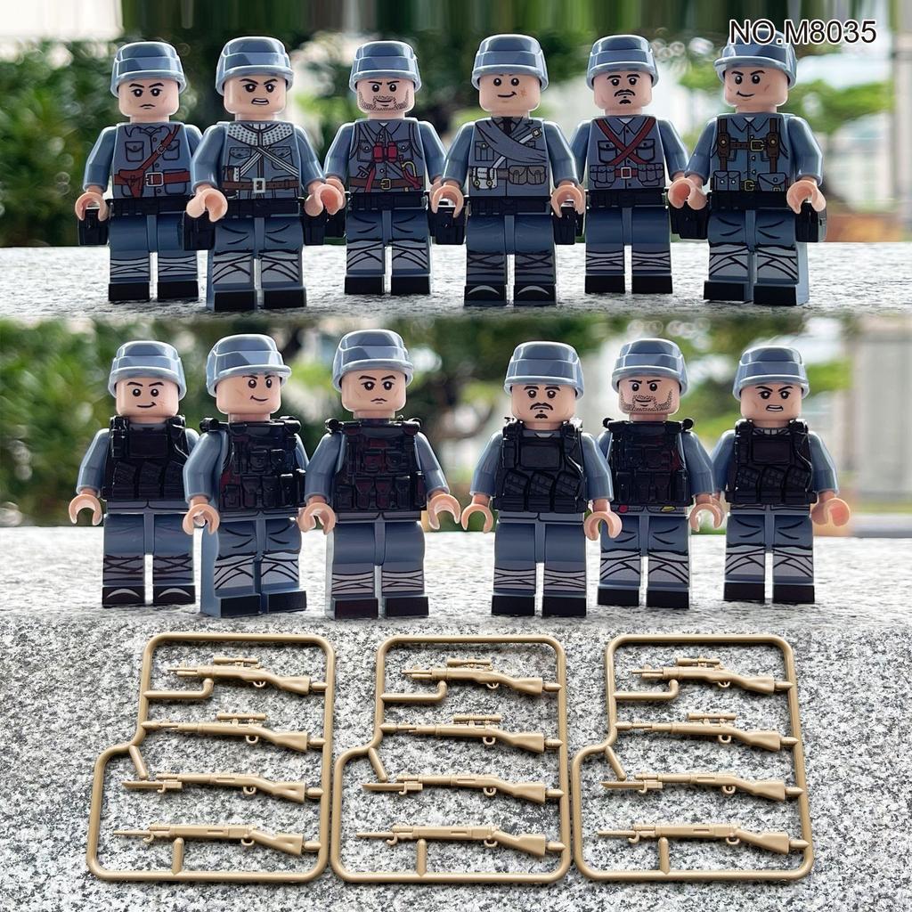 Militär Baustein Figur Kompatibel Kleine Partikel Spielzeug Zusammenbau Patriotischer Kleiner Junge Zusammenbau