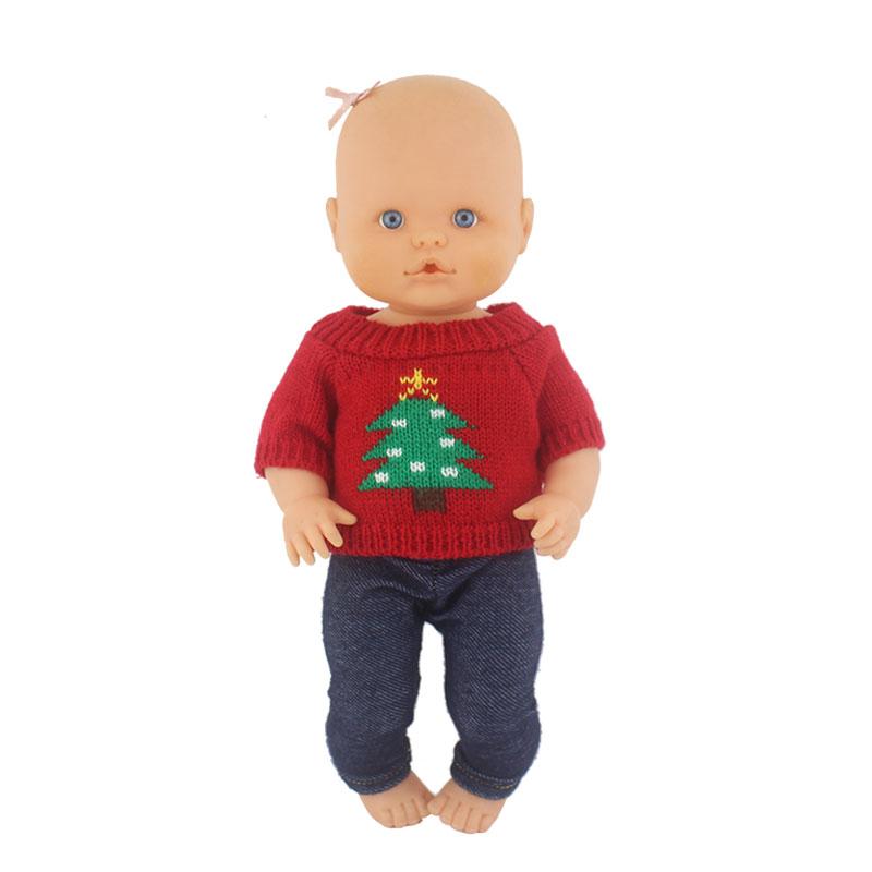 Sweater+Pants New Doll Clothes Suit For 32cm Nenuco Baby Doll 12 13 inch Bebe Doll Accessories