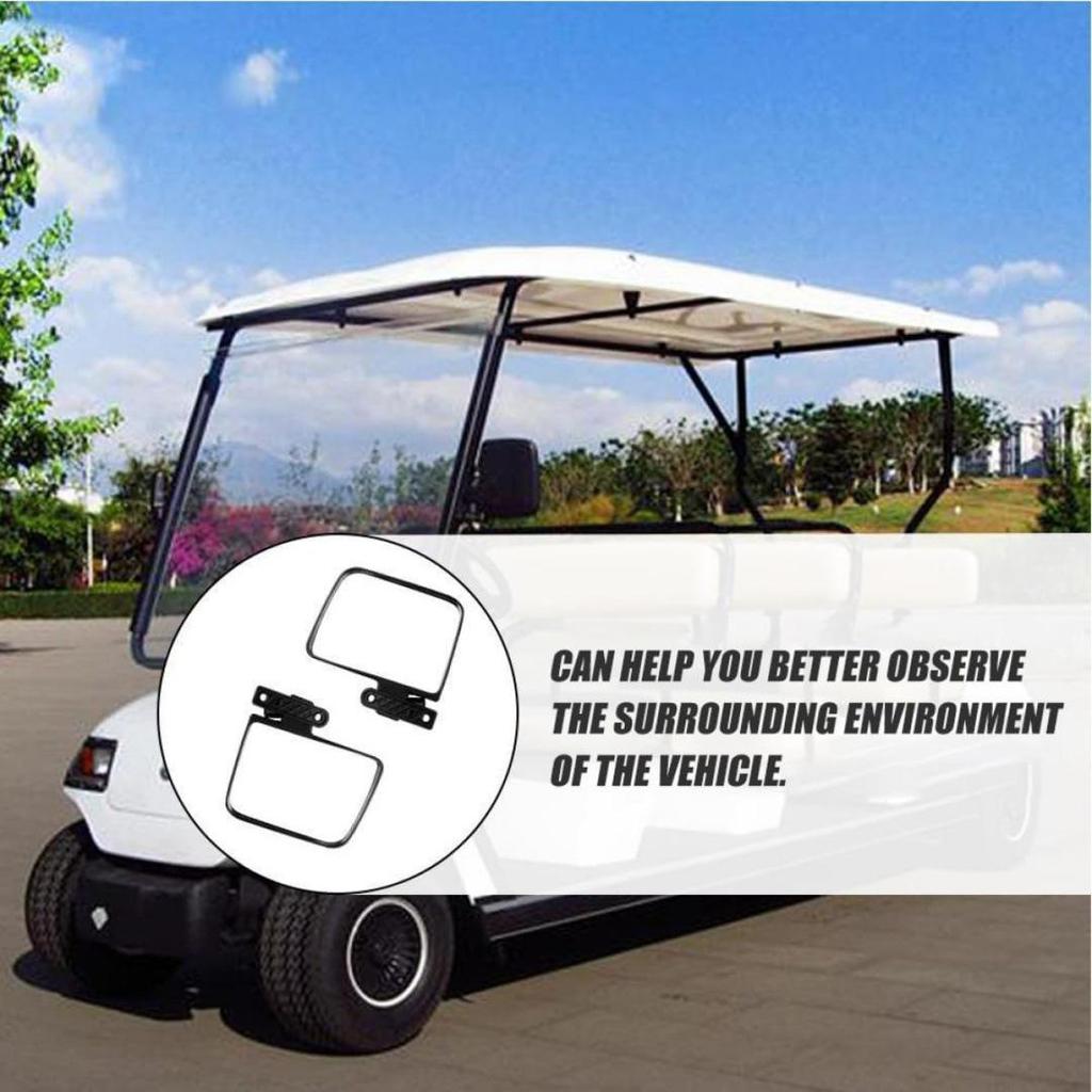 Espelho Retrovisor Magnético para Tratores, Carrinhos de Golfe, Veículos de Campo e Empilhadeiras