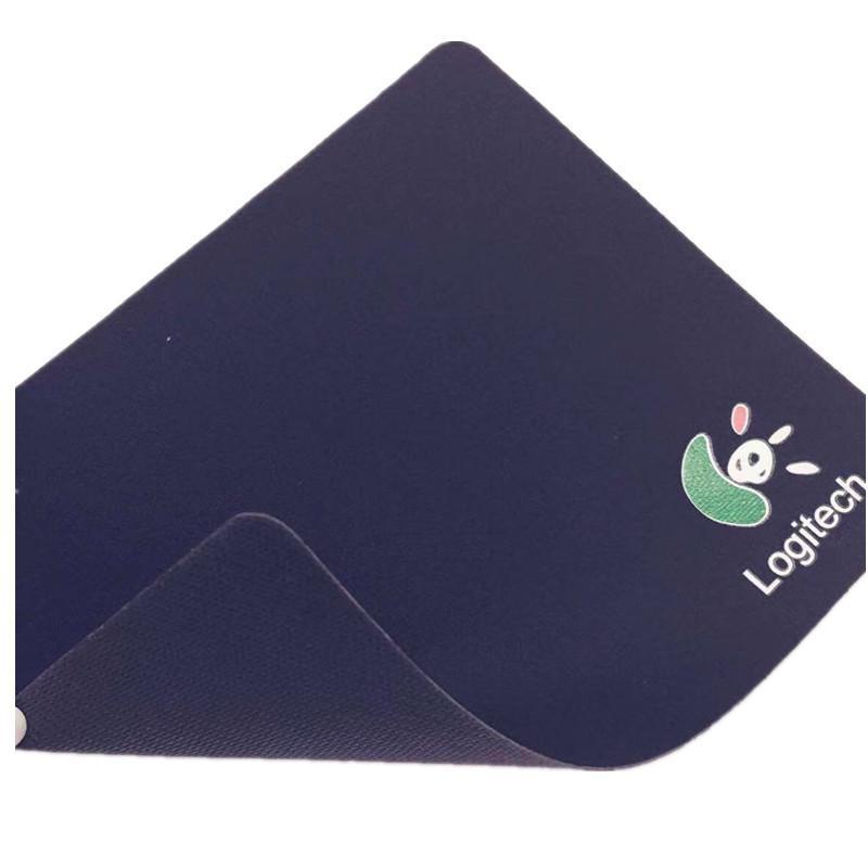 Black Rubber Gaming Mouse Pad - Thin, Small Desk Pad, Ideal for Promotions and Gifts