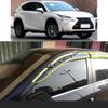 For Lexus NX200T NX300H NX 2010 2011 2012 2013 2014 2015 Car Styling Sticker Plastic Window Glass Wind Visor Rain/Sun Guard Vent