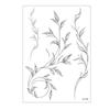 Waterproof Leaf Temporary Tattoos Make Up Sketch Style Stickers  Body Art
