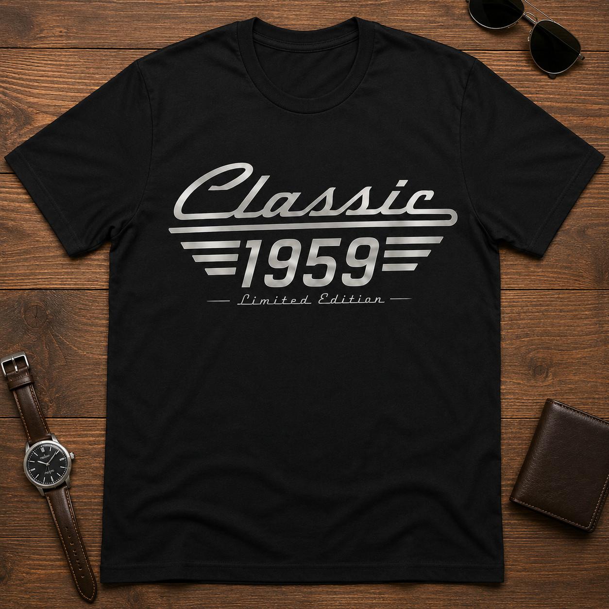 Classic 1959 Limited Edition Vintage Car 67th 68th 69th 70th 71th Birthday Mens XXXL