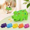 Weiches Latex-Punkt-Grunzschwein-Spielzeug Interaktives Hundekau-Spielzeug Für Kleine Mittlere Große Hunde