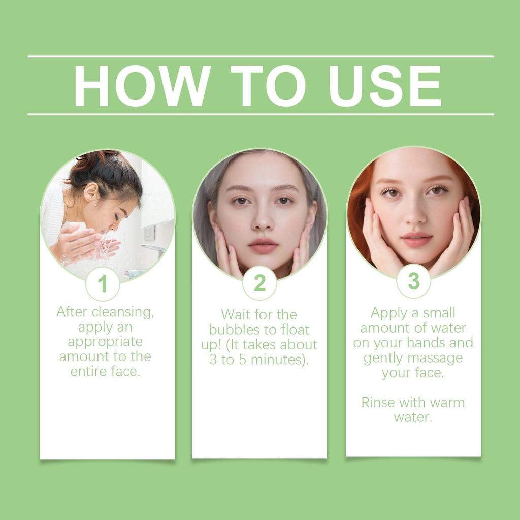 Saint Foam Mask Cleansing Mask Deep Exfoliation And Blackhead Removal Saint Leaf Mask
