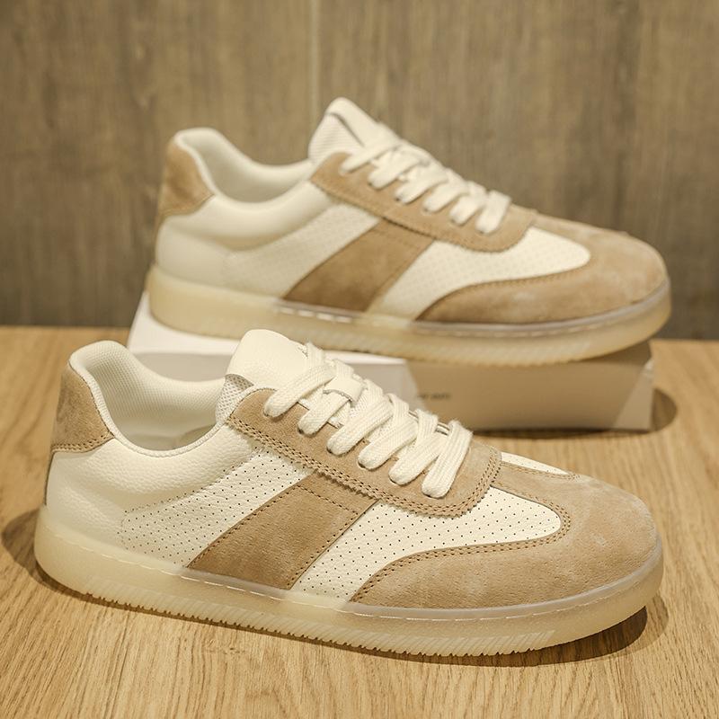 

Men s shoes summer 2025 new casual breathable sports board shoes high-end versatile leather men s retro Forrest Gump tide shoes 44