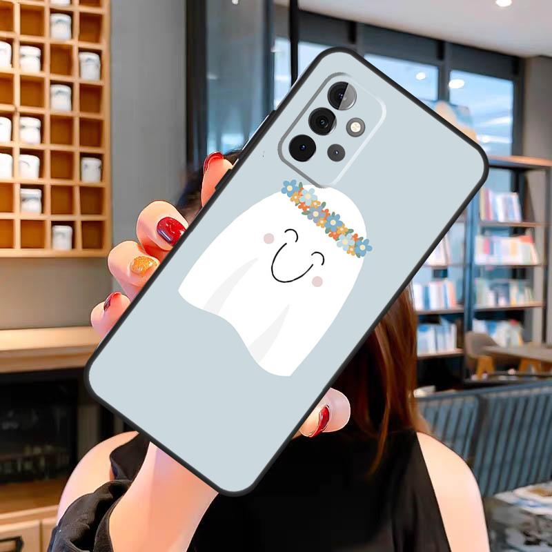 Halloween Spooky Ghost Case For Samsung Galaxy A14 A34 A54 A52S A12 A22 A32 A52 A72 A13 A33 A53 A73 A31 A51 A71