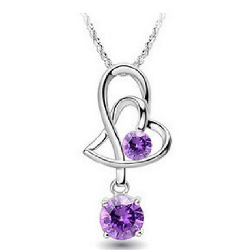 Lindon Damen-Halskette mit Anhänger, Kupferlegierung, Zirkon, modisches Geschenk