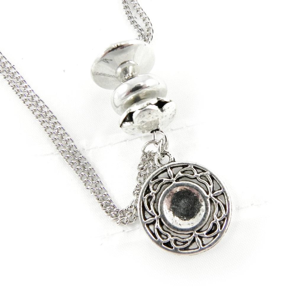 Les Trésors De Lily [H3014] - Designer Necklace 'Kilimanjaro' Silver Turquoise