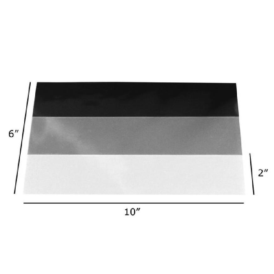 10-Inch Classic Retro Style Tri-Color Stripe Decal Sticker For Toyota/Lexus etc