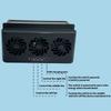 Auto Air Vent Fan Ventilation Radiator Car Cooling Fan Front Rear Window Exhaust Fan USB Charging Battery Solar Powered
