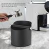 Stainless Steel Espresso Coffee Grounds Knock Box , Small Round for Home Barista, Compact Coffee Powder Waste Bucket KFS-065