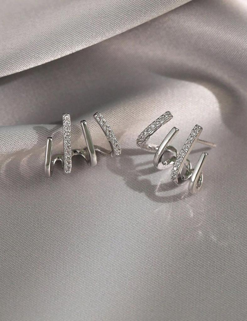 Neuer grenzüberschreitender E-Commerce, exquisites, kompaktes, vielseitiges Bekleidungsstück, super funkelnder Ohrschmuck