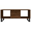  Coffee Table, Brown Oak, 90x50x36.5 Cm