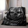 1Pc Skull Soldier Helmet Blanket Soft And Comfortable Casual Warm Camping Travel Christmas Halloween Xmas Gift M928486
