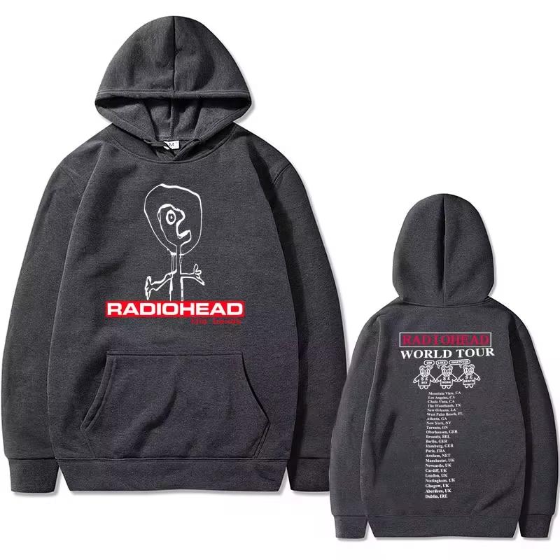 Rock Band Radiohead The Bends Graphic Hoodie Autumn Winter Men Women Vintage Oversized Hoodies Male Fashion Fleece Sweatshirts