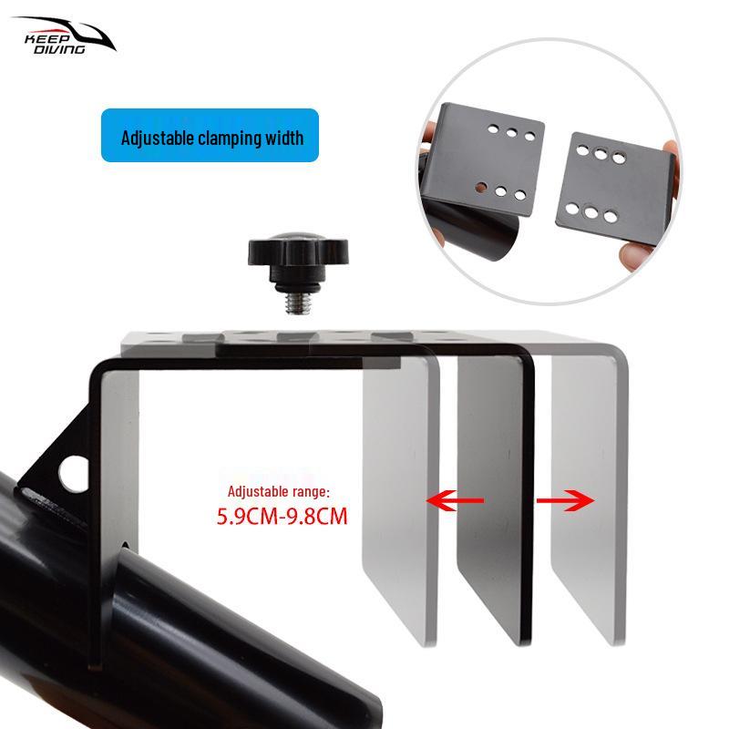 Heavy-Duty Adjustable Ice Fishing Sled Rod Holder - Hands-Free, High-Strength Insert