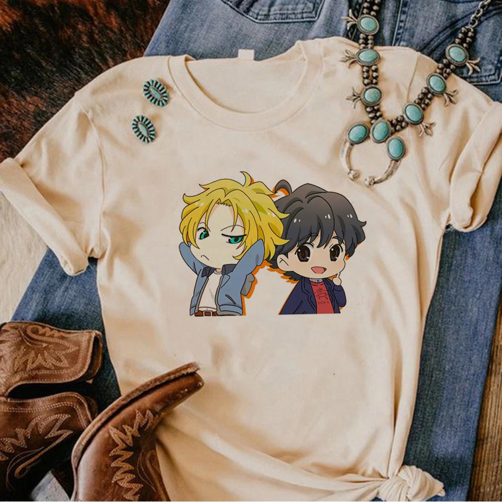 T-shirt Banana Fish donna t-shirt grafica femminile divertente abbigliamento anime manga