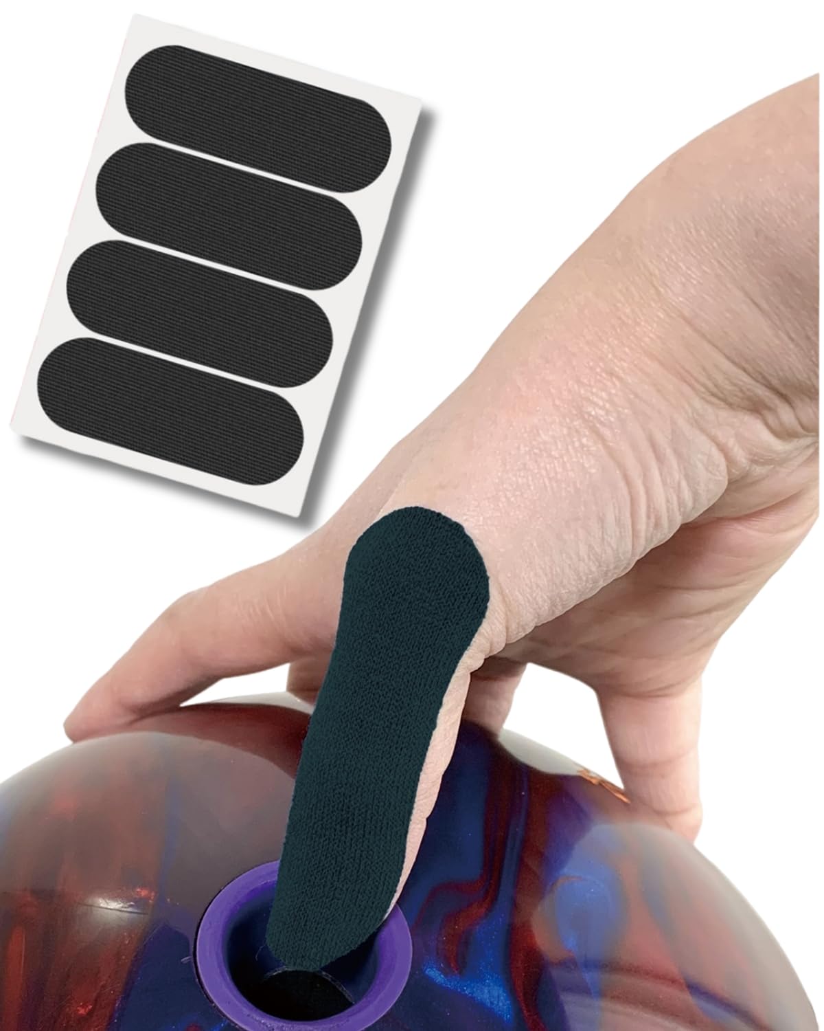 

Okima Bowling Tape x Thumb Protection Stable Release Bowling Supplies [японский бренд] 2,5 7,5 см (60 шт., черный) чёрный