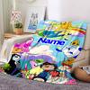 Custom Name Adventure Time Characters blanket for Couch & Bed, Plush Cozy Fuzzy Blanket Super Soft & Warm Blankets for Fall and Winter. 0908153