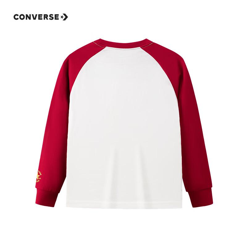Converse Boys' Festive Red Long-Sleeve T-Shirt