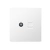 FALIANG 13A 2 Outlets AC 250V PC Material Multi Socket British Standard Modern White Color Luxury Multi-function Sockets