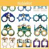Pattern Castle Bee Children And Adults Paper Glasses Set Festival Party Props