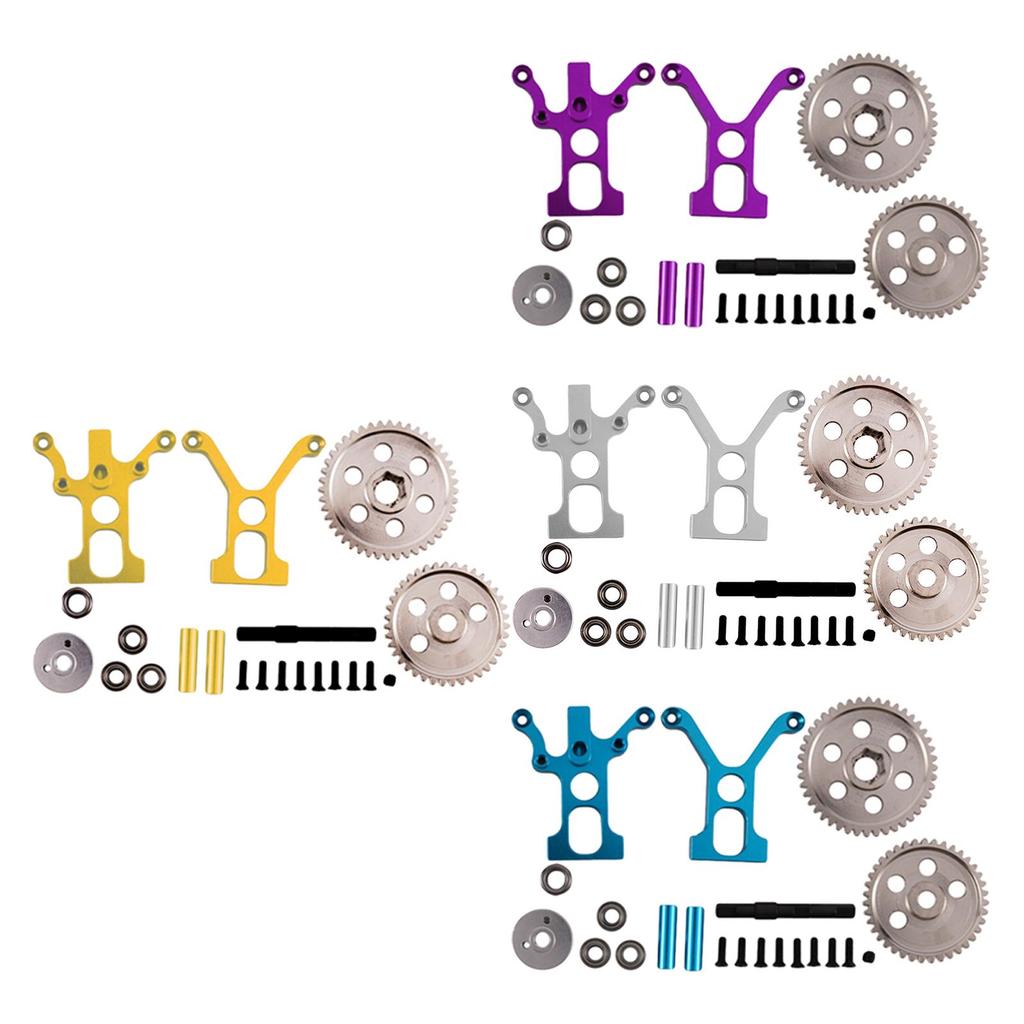 Metal 0207 Reducer Transmission Assembly kit suitable for HSP 94102 94122 1:10 Scale RC /-Road Car Spare Parts Accs