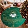 Club Santos Laguna Pattern Round Rug, Indoor/Outdoor Mat, for Picnic, Gameroom, Bedroom, Office, Living Room, Home Decor Carpet, Birthday Gift