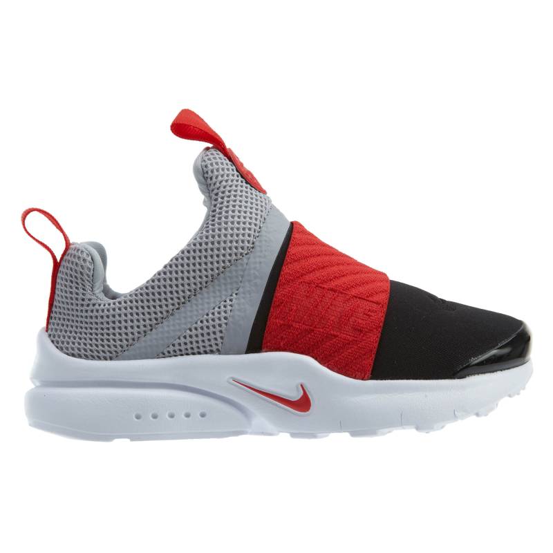 Nike Presto Extreme TD Šedá Červená Černá Dětské Tenisky Vlčí šedá Univerzitní červená 870019-009