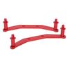 1 Pair Metal Front Rear Shell Column for Traxxas Slash 4x4 1 10 RC Car Front Rear Shell PillarRed