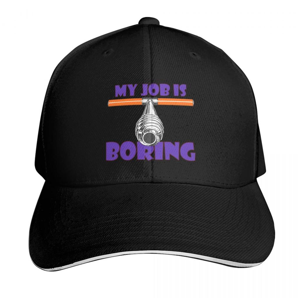 My Job Is Boring Im A Dendrochronolgist (On Black) Baseball Cap Men Women Casual Summer Sport Sun Cap