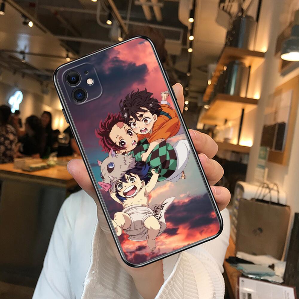 Kamado Nezuko Kimetsu No Yaiba Demon Slayer TPU Weiche Handyhüllen Für iPhone 13 Pro Max Hülle 12 11 Pro Max 8 PLUS 7PLUS 6S XR X X