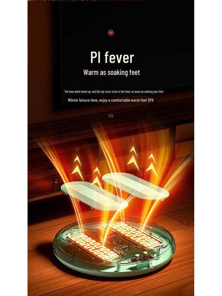 Under-Desk Foot Warmer: Winter Office Heater & Electric Blanket Cushion