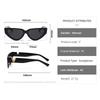 Luxury Glamour Women Brand Sunglasses Fashion V Designer Glasses Cat Eye Stylish Ladies Eyewear Uv400