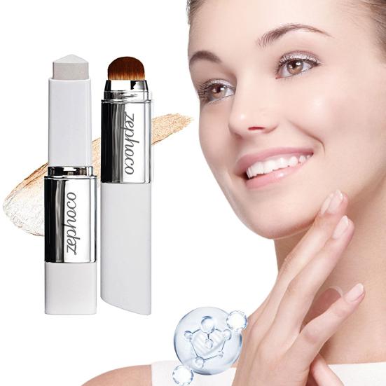 13G Color Changing Foundations Stick Double Head Foundations Stick with Brush Lightweight Hydrating Full Coverage Concealer Cream Stick