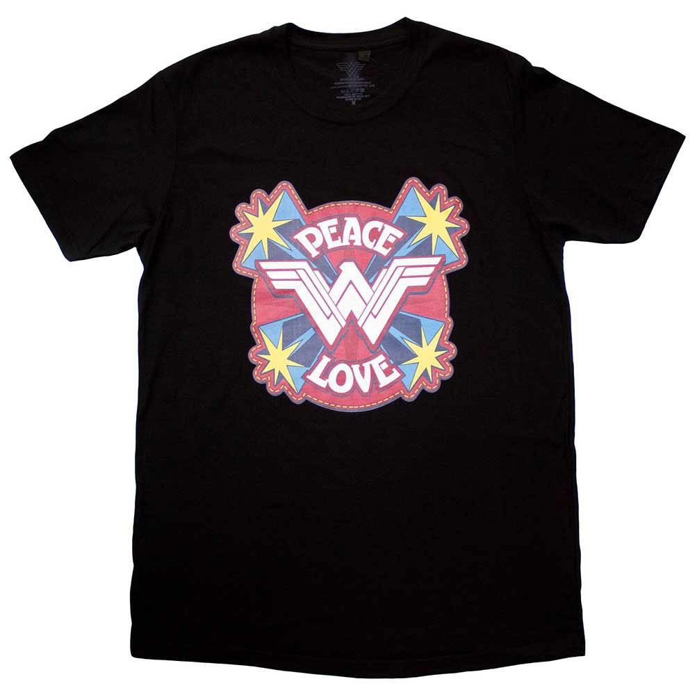 Men s DC Comics Wonder Woman Peace & Love T-shirt XX-Large Black S