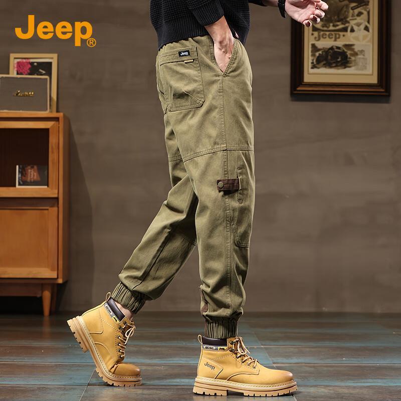 Jeep Men's Cotton Casual Jogger Pants